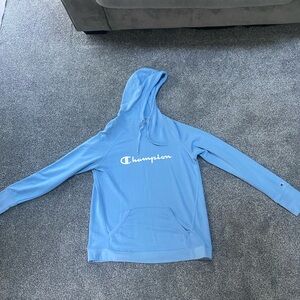 Champion Light Blue Pullover Hoodie